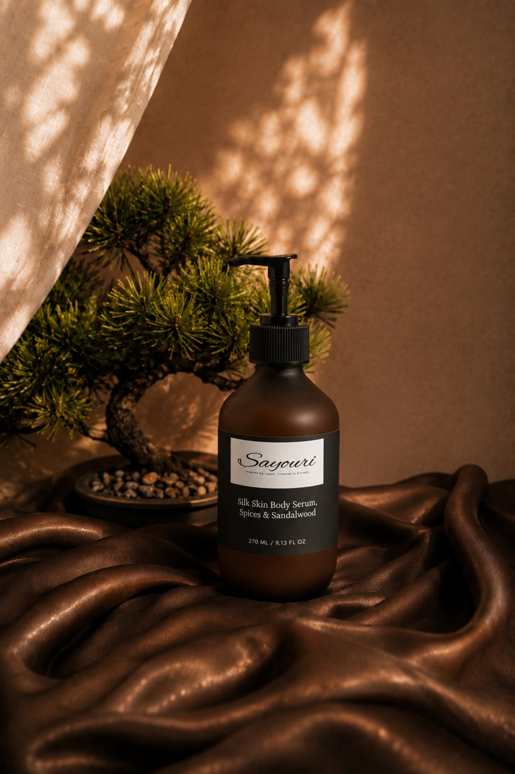 Silk Skin Body Serum, Spices & Sandalwood